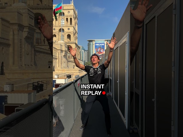 City of wins: Balloon Edition!? 🎈 #Mercedes #F1 #GeorgeRussell #KimiAntonelli