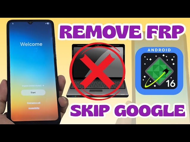 WITHOUT PC - Skip Google Account Samsung FRP Bypass Google Account Remove ANDROID 16 - 15
