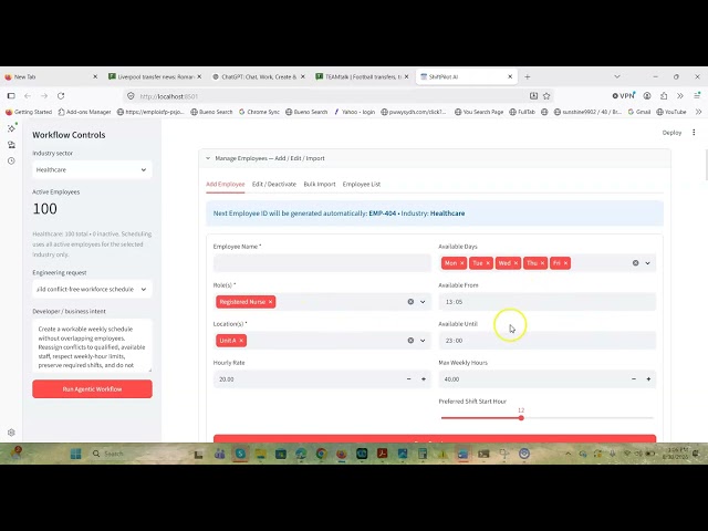 AI-Powered Workforce Scheduling & Optimization