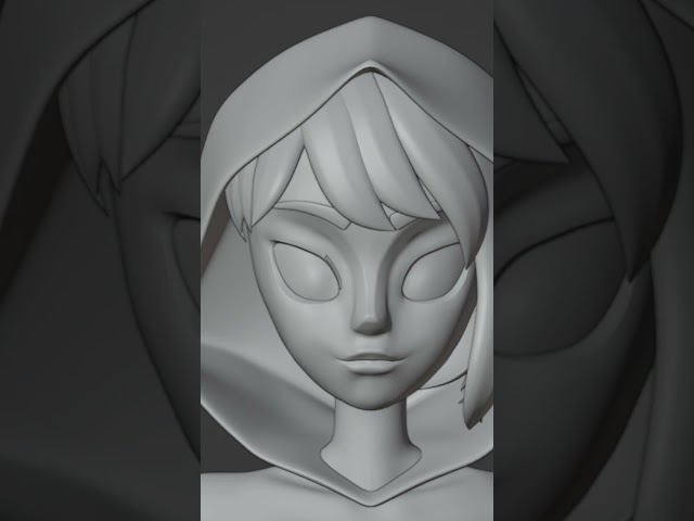 Sculpting Spider Gwen in Blender