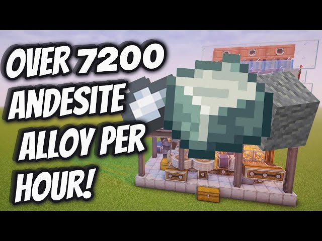 Build This INSANELY Fast Andesite Alloy Farm! | Minecraft Create Mod Tutorial