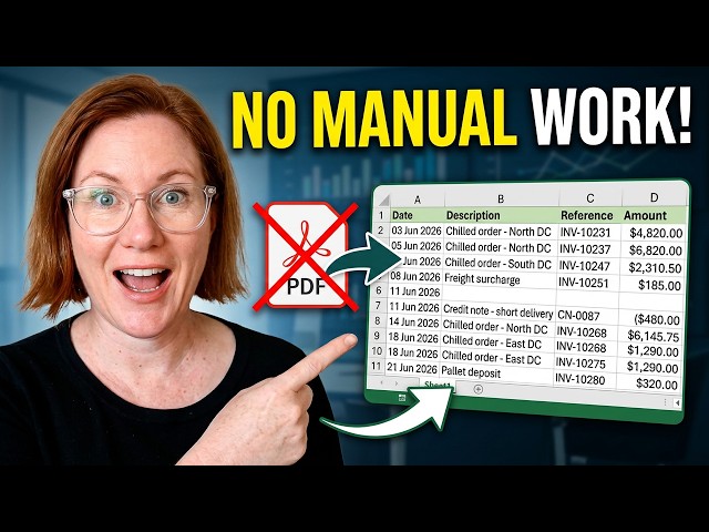 I'm a CPA: Never Retype a PDF Into Excel Again (Power Query)