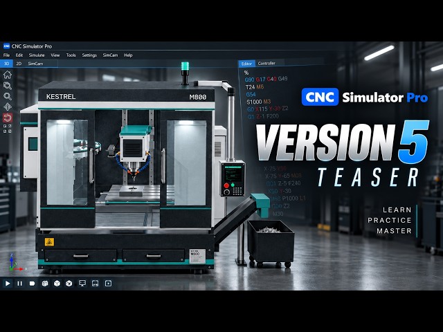 CNC Simulator Pro Version 5 | Official Teaser