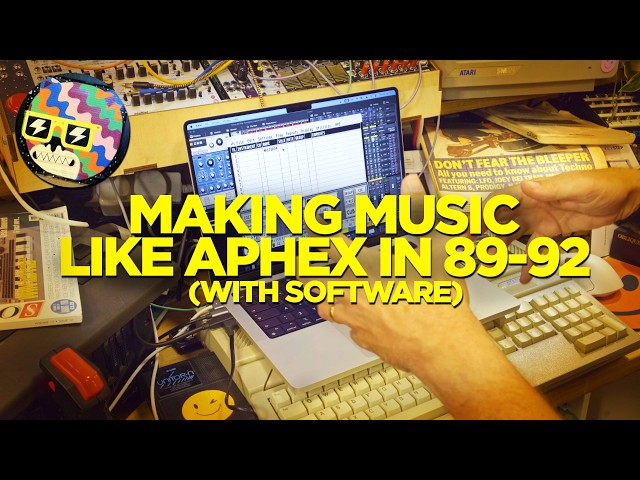 Making music like Aphex Twin in 89-92 (with Reason & Atari Tiger Cub)