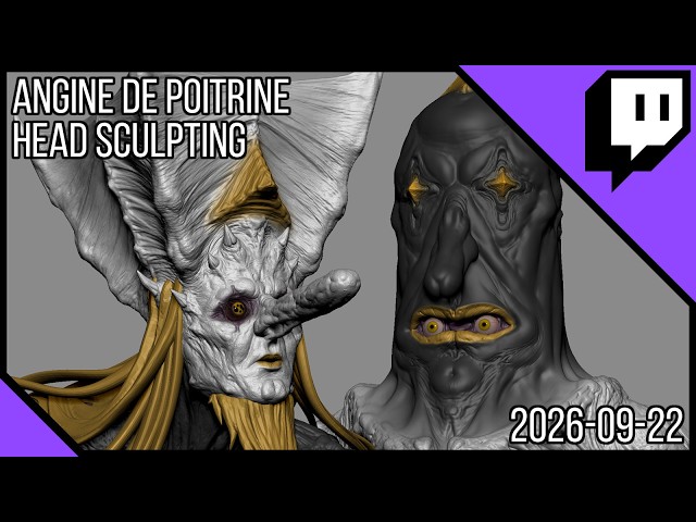 Sculpting Angine De Poitrine in Zbrush!