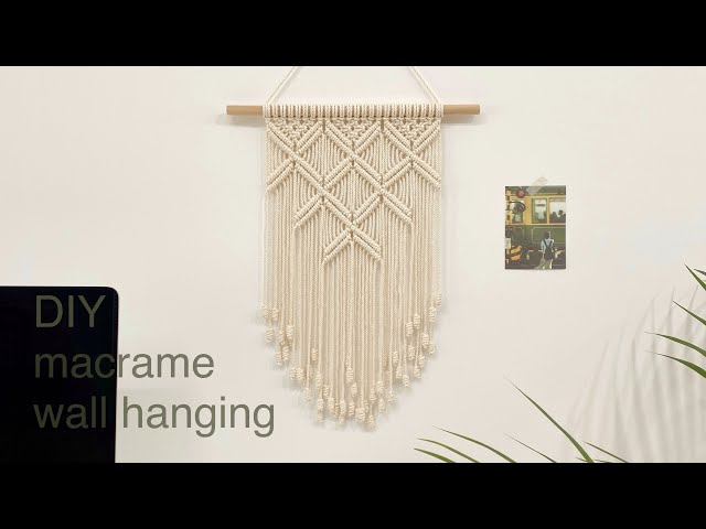 DIY | macrame wall hanging home decor