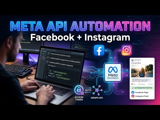 Build Your Own Facebook & Instagram Posting API  | Meta Developer Tutorial | CMS Part 4