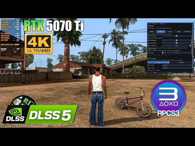 GTA San Andreas with DLSS 5 + Deep Fried Chicken 2.0 | RTX 5070 Ti + R7 9800X3D | 4K UHD