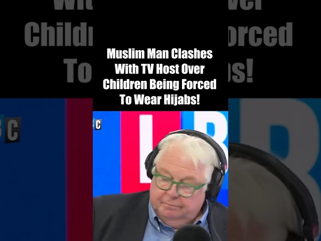 Muslim Man Clashes With TV Host Over Children Being Forced To Wear Hijabs!