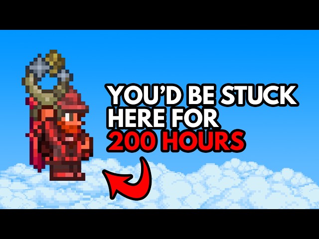 Beating Terraria From a Single Rope | Skyblock