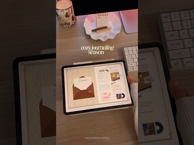 cozy iPad journaling 💌 digital journal with me | iPad notes | digital planner | iPad | apple pencil