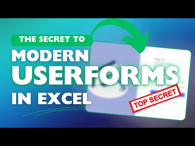 How to Create a Modern Login Page in VBA (Step-by-Step)