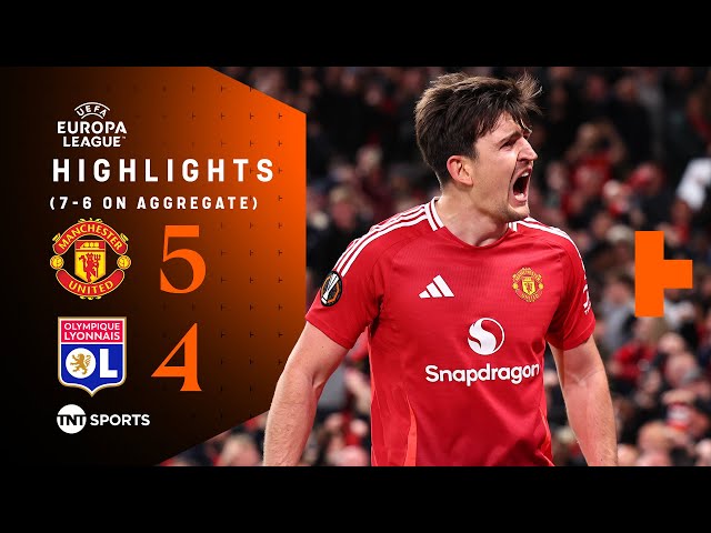 Maguire Completes CRAZY Comeback! 🫨 | Man United 5-4 Lyon (7-6 AGG) | UEFA Europa League Highlights