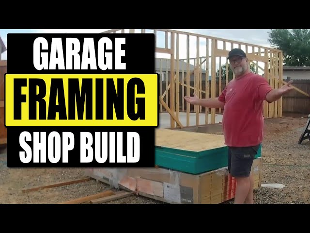 Framing Walls Fast | How I Built This Workshop Garage MY DIY