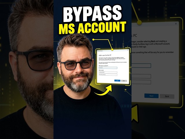 How to Create a Windows 11 Local Account WITHOUT a Microsoft Account