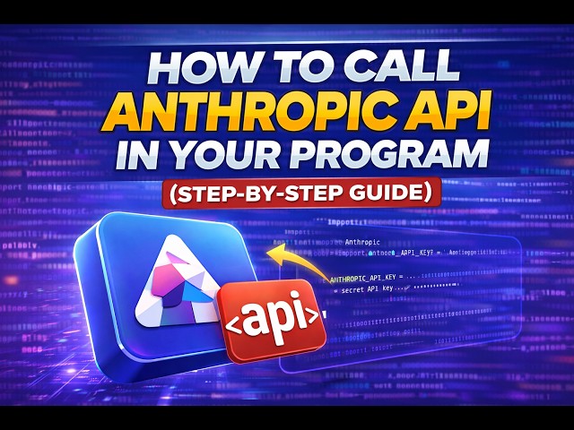 First Anthropic API call in Your App