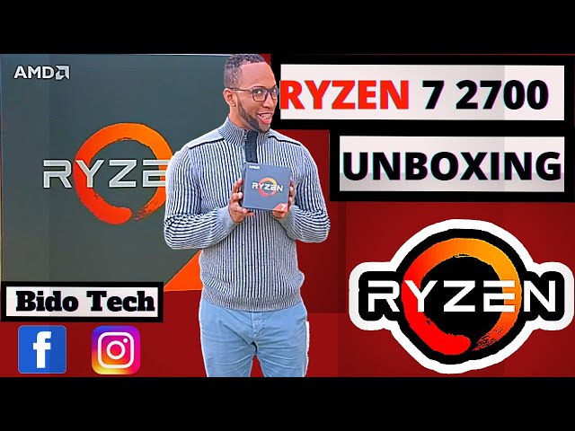 RYZEN 7 2700 UNBOXING ESPAÑOL
