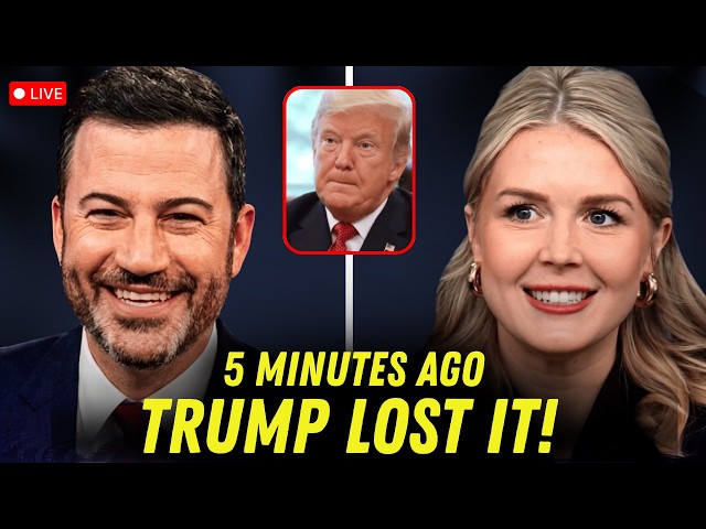 Trump LOSES It After Jimmy Kimmel DESTROYED Karoline Leavitt On Live TV
