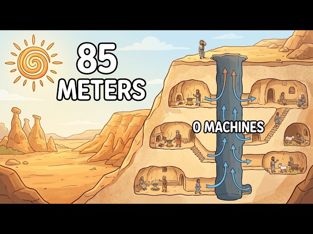 How 20,000 People Breathed Fresh Air 85 Meters Underground — No Machines