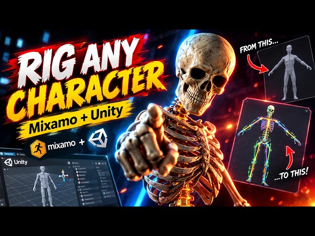 How I Download, Rig, and Animate ANY 3D Character (Unity + Mixamo)