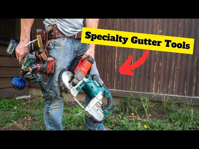 FAST TRACK Your RAIN GUTTER INSTALLATION with These Tools
