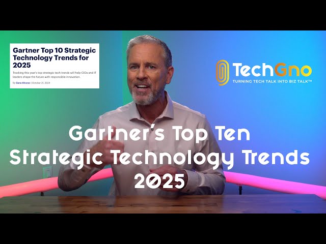 Gartner's Top Ten Strategic Technology Trends 2025 📊🚀