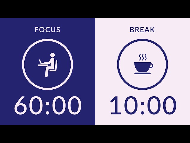 60/10 Pomodoro Timer with Brown Noise 🎧 6-Hour Study with Me for Deep Focus & ADHD ✨