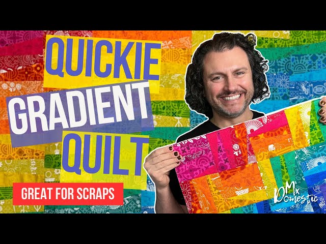 Cobblestone Quilt Tutorial with Alison Glass Sun Print 2025 | Easy Weekend Quilt for Beginners
