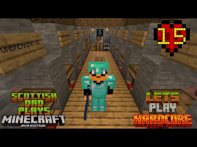 Scottish Dad Lets Play Hardcore Java 15 - Completing the Village #minecraft #hardcore #letsplay