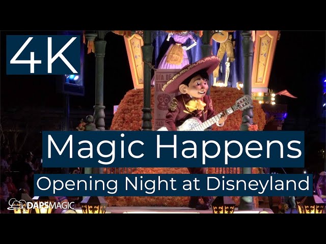 Magic Happens Opening Day at Disneyland - Night Parade 4K
