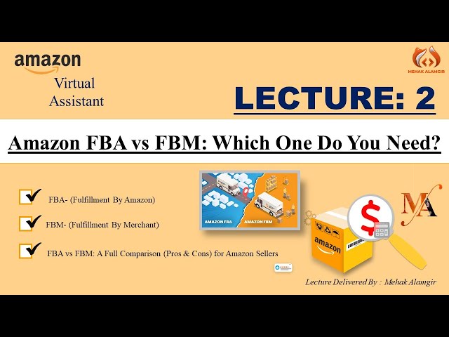 Amazon FBA Vs FBM | FBA Vs FBM | free virtual assistant course