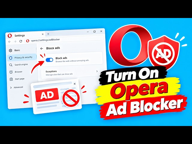 How to Turn On Ad Blocker in Opera Browser