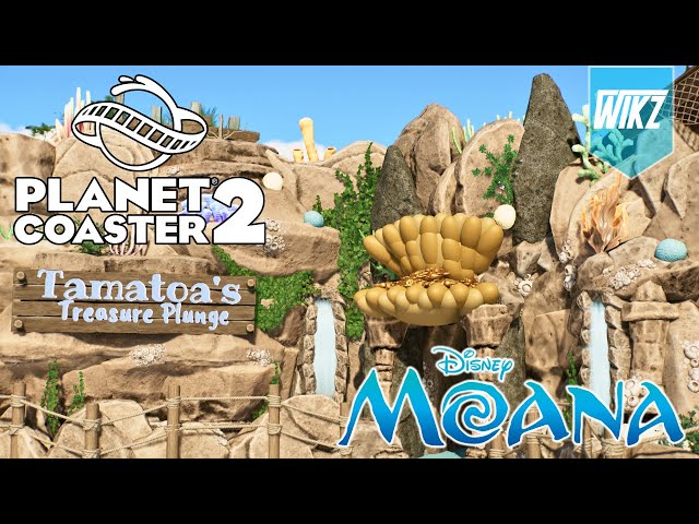 Designing the Ultimate Disney-Style Queue | Planet Coaster 2 | Moana Waterpark