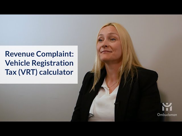 Revenue Complaint: Vehicle Registration Tax (VRT) calculator