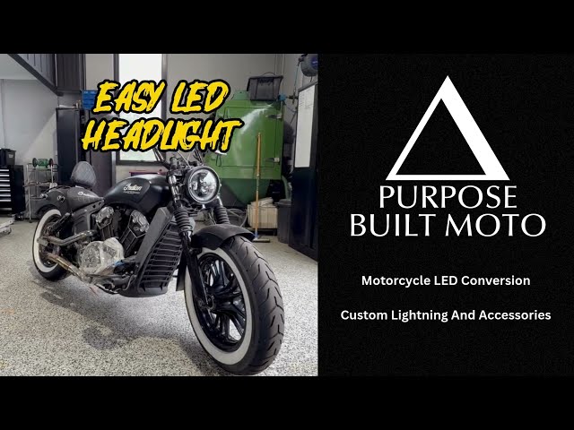 PBM LED Headlight Conversion | Purpose Built Moto