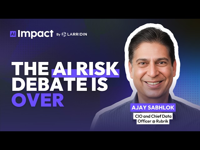 How Rubrik’s CIO Proves AI Maturity-Why “We Can Do More With Less” is the Secret to Measuring AI ROI