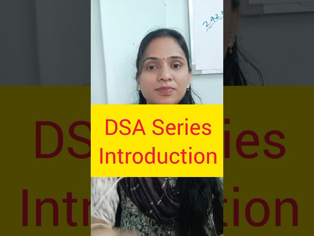 DSA Series Introduction #viralreels #contentcreator #explorepage #dsa#programming #interview