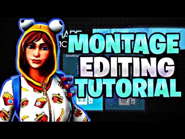 How I Edit My Fortnite Montages On SHAREfactory (PS4 Montage Tutorial)