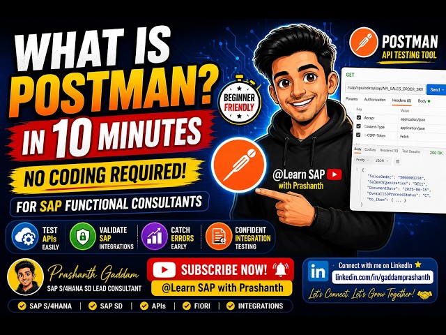 What is Postman? | API Testing for SAP Functional Consultants (No Coding Required)