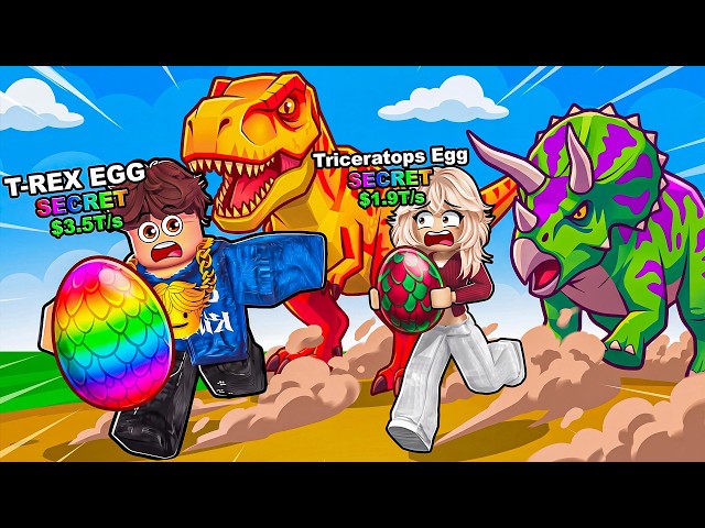 Steal an Egg RACE w/ Girlfriend!
