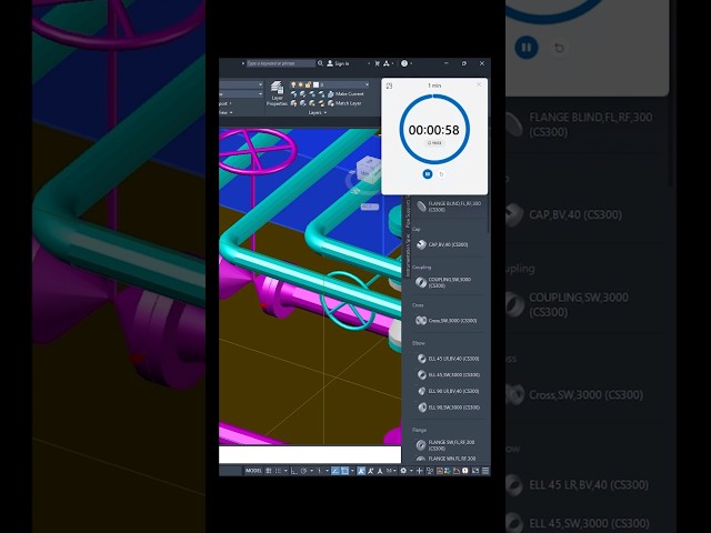 10.1 Plant 3D. Optimizing Model Saving #autodeskautocadplant3d #plant3d #piping #cadsoftwaretutorial