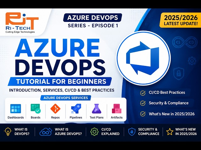 Azure DevOps Tutorial for Beginners 2026 | What is DevOps? CI/CD, Boards, Repos, Pipelines Explained