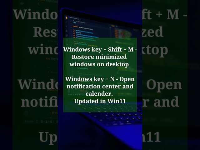 Keyboard Shortcuts In Windows Part - 5 | Debug Mode