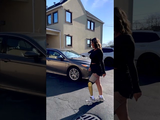 Christa, BK Amputee, Working Out with a Prosthetic Leg