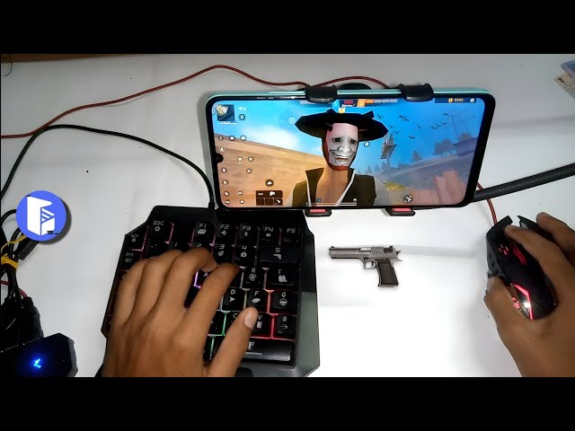 Keyboard & Mouse In Mobile 1 Vs 1Custom Gameplay || 🔥
