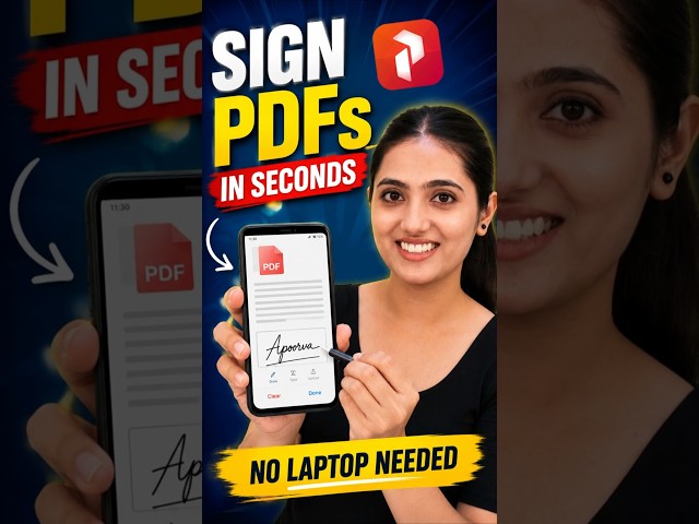 How to Sign a PDF on Your Phone in Seconds (No Laptop Needed)