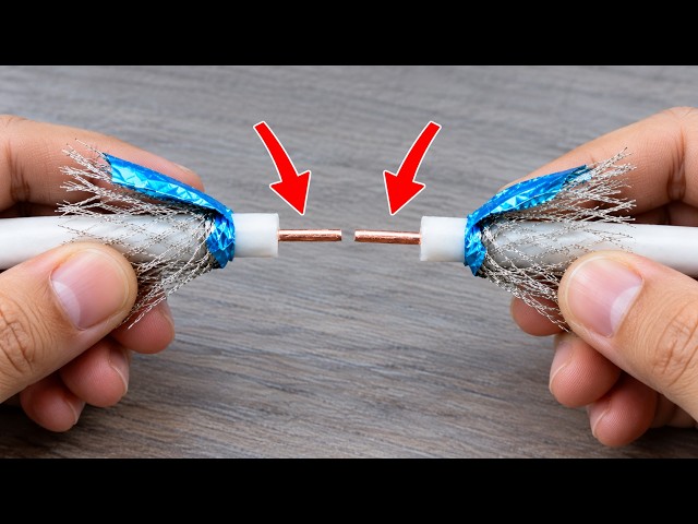 📺Millions of People Will Be Amazed by This Quick and Secure Way to Connect a TV Antenna Cable! 😱
