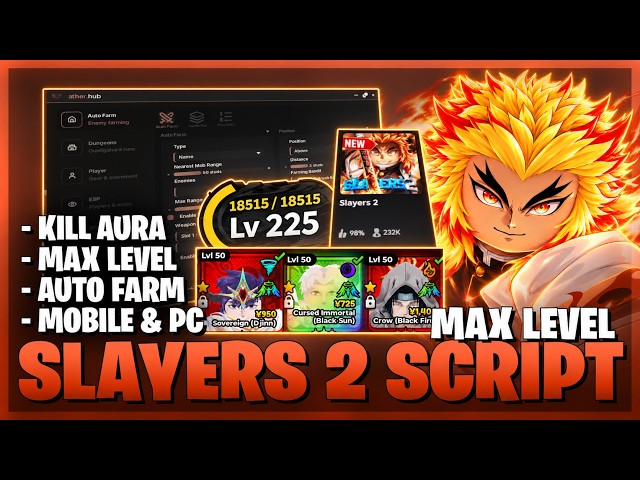 [🔥UPD] Slayers 2 Script - No Key, Auto Parry, Instant Kill, Aimbot & More!