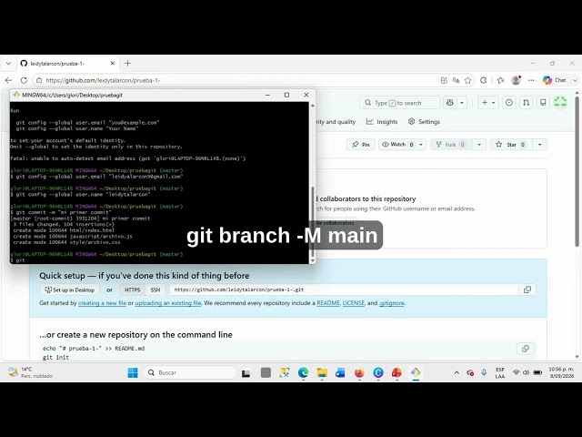 Git y Github tatiana alarcon