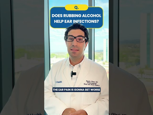 Ear Infection Home Remedies: Rubbing Alcohol?